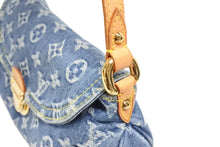 画像をギャラリービューアに読み込む, 極美品 LOUIS VUITTON ルイヴィトン モノグラムデニム ミニプリティ ハンドバッグ M95050 デニム ブルー ゴールド金具 中古 4b008615