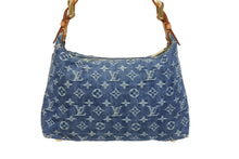 画像をギャラリービューアに読み込む, 極美品 LOUIS VUITTON ルイヴィトン モノグラムデニム バギーPM ショルダーバッグ ワンショルダー M95049 インディゴブルー 中古 4b008616