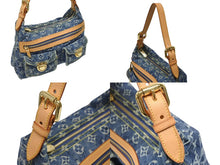 画像をギャラリービューアに読み込む, 極美品 LOUIS VUITTON ルイヴィトン モノグラムデニム バギーPM ショルダーバッグ ワンショルダー M95049 インディゴブルー 中古 4b008616