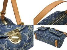 画像をギャラリービューアに読み込む, 極美品 LOUIS VUITTON ルイヴィトン モノグラムデニム バギーPM ショルダーバッグ ワンショルダー M95049 インディゴブルー 中古 4b008616