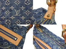 画像をギャラリービューアに読み込む, 極美品 LOUIS VUITTON ルイヴィトン モノグラムデニム バギーPM ショルダーバッグ ワンショルダー M95049 インディゴブルー 中古 4b008616