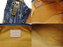 画像をギャラリービューアに読み込む, 極美品 LOUIS VUITTON ルイヴィトン モノグラムデニム バギーPM ショルダーバッグ ワンショルダー M95049 インディゴブルー 中古 4b008616