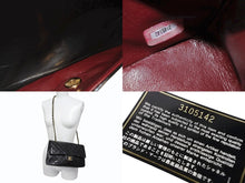 画像をギャラリービューアに読み込む, CHANEL シャネル マトラッセ25 Wフラップ Wチェーンショルダーバッグ 3番台 ラムスキン ココマーク ブラック ゴールド金具 美品 中古 4b008617