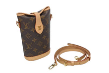 画像をギャラリービューアに読み込む, 極美品 LOUIS VUITTON ルイヴィトン フォールド ミー ポーチ ショルダーバッグ M80874 モノグラム キャンバス ヌメ革 中古 4b008620