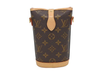 画像をギャラリービューアに読み込む, 極美品 LOUIS VUITTON ルイヴィトン フォールド ミー ポーチ ショルダーバッグ M80874 モノグラム キャンバス ヌメ革 中古 4b008620