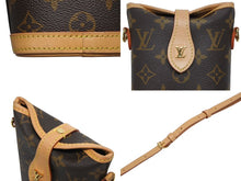 画像をギャラリービューアに読み込む, 極美品 LOUIS VUITTON ルイヴィトン フォールド ミー ポーチ ショルダーバッグ M80874 モノグラム キャンバス ヌメ革 中古 4b008620