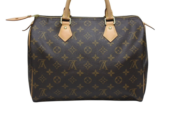 極美品 LOUIS VUITTON ルイヴィトン スピーディ30 ハンドバッグ M41526 モノグラムキャンバス ブラウン 中古 4b008622