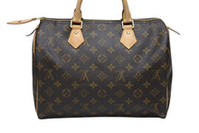 画像をギャラリービューアに読み込む, 極美品 LOUIS VUITTON ルイヴィトン スピーディ30 ハンドバッグ M41526 モノグラムキャンバス ブラウン 中古 4b008622