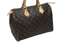 画像をギャラリービューアに読み込む, 極美品 LOUIS VUITTON ルイヴィトン スピーディ30 ハンドバッグ M41526 モノグラムキャンバス ブラウン 中古 4b008622