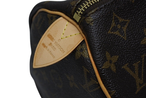 極美品 LOUIS VUITTON ルイヴィトン スピーディ30 ハンドバッグ M41526 モノグラムキャンバス ブラウン 中古 4b008622