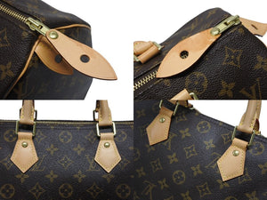 極美品 LOUIS VUITTON ルイヴィトン スピーディ30 ハンドバッグ M41526 モノグラムキャンバス ブラウン 中古 4b008622
