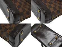 画像をギャラリービューアに読み込む, LOUIS VUITTON ルイヴィトン アルマBB 2WAY ハンドバッグ N41221 ダミエ エベヌ ブラウン ショルダー PVC レザー 美品 中古 4b008625