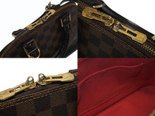 画像をギャラリービューアに読み込む, LOUIS VUITTON ルイヴィトン アルマBB 2WAY ハンドバッグ N41221 ダミエ エベヌ ブラウン ショルダー PVC レザー 美品 中古 4b008625