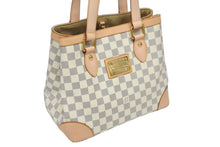 画像をギャラリービューアに読み込む, 新品未使用 LOUIS VUITTON ルイヴィトン ハムステッドPM ダミエアズールキャンバス ハンドバッグ N51207 ホワイト 中古 4b008626