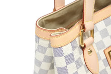 画像をギャラリービューアに読み込む, 新品未使用 LOUIS VUITTON ルイヴィトン ハムステッドPM ダミエアズールキャンバス ハンドバッグ N51207 ホワイト 中古 4b008626