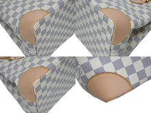 画像をギャラリービューアに読み込む, 新品未使用 LOUIS VUITTON ルイヴィトン ハムステッドPM ダミエアズールキャンバス ハンドバッグ N51207 ホワイト 中古 4b008626