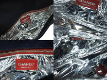 画像をギャラリービューアに読み込む, 極美品 CHANEL シャネル No.5 チョコバー チェーンワンショルダーバッグ 7番台 ココマーク キャンバス レザー シルバー金具 中古 4b008629