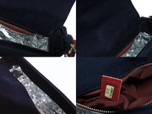 画像をギャラリービューアに読み込む, 極美品 CHANEL シャネル No.5 チョコバー チェーンワンショルダーバッグ 7番台 ココマーク キャンバス レザー シルバー金具 中古 4b008629