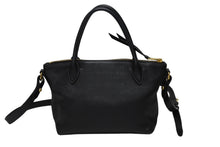 画像をギャラリービューアに読み込む, 極美品 PRADA プラダ ヴィテロダイノ 2WAY ハンドバッグ 1BA111 ブラック レザー ゴールド金具 中古 4b008637