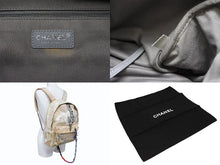 画像をギャラリービューアに読み込む, 極美品 CHANEL シャネル アクト2 グラフィティ バックパック リュック A92352 19番台 ココマーク キャンバス ベージュ 中古 4b008643