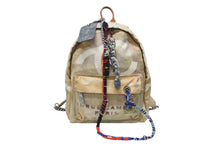 画像をギャラリービューアに読み込む, 極美品 CHANEL シャネル アクト2 グラフィティ バックパック リュック A92352 19番台 ココマーク キャンバス ベージュ 中古 4b008643