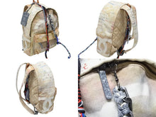 画像をギャラリービューアに読み込む, 極美品 CHANEL シャネル アクト2 グラフィティ バックパック リュック A92352 19番台 ココマーク キャンバス ベージュ 中古 4b008643