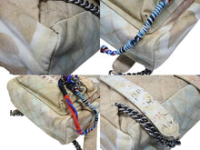 画像をギャラリービューアに読み込む, 極美品 CHANEL シャネル アクト2 グラフィティ バックパック リュック A92352 19番台 ココマーク キャンバス ベージュ 中古 4b008643