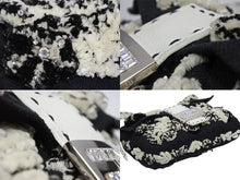 画像をギャラリービューアに読み込む, 極美品 FENDI フェンディ フローラルエンブロイダリー マンマバケット セレリア ショルダーバッグ 8BR101-038 ラインストーン ブラック ホワイト 中古 4b008644