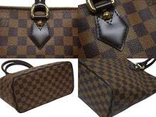 画像をギャラリービューアに読み込む, 極美品 LOUIS VUITTON ルイ ヴィトン ダミエ サレヤPM トートバッグ N51183 ブラウン PVC レザー 中古 4b008646