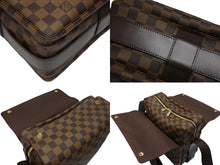画像をギャラリービューアに読み込む, 極美品 LOUIS VUITTON ルイヴィトン ショルダーバッグ N45255 ナヴィグリオ ブラウン ダミエキャンバス 中古 4b008647