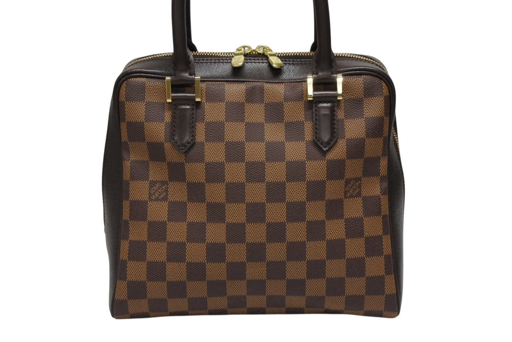 Very good condition LOUIS VUITTON Handbag Brera Damier Ebene N51150 Gold hardware Brown Used 4b008648
