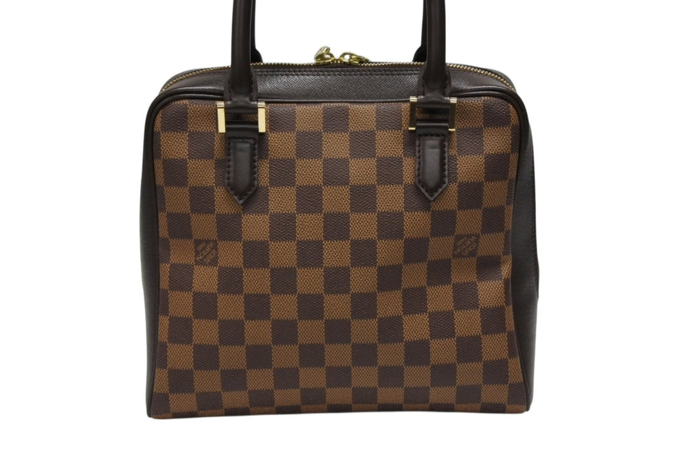 Very good condition LOUIS VUITTON Handbag Brera Damier Ebene N51150 Gold hardware Brown Used 4b008648
