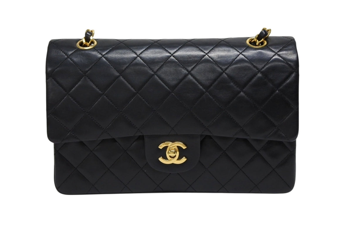 CHANEL シャネル マトラッセ25 Wフラップ Wチェーンショルダーバッグ