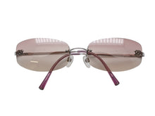 画像をギャラリービューアに読み込む, CHANEL シャネル フレームレス サングラス 4002 c.124/58 パープルグラデーション サイズ57□19 130 ココマーク 美品 中古 4b008657