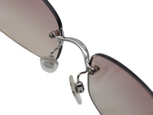 画像をギャラリービューアに読み込む, CHANEL シャネル フレームレス サングラス 4002 c.124/58 パープルグラデーション サイズ57□19 130 ココマーク 美品 中古 4b008657