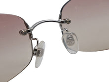 画像をギャラリービューアに読み込む, CHANEL シャネル フレームレス サングラス 4002 c.124/58 パープルグラデーション サイズ57□19 130 ココマーク 美品 中古 4b008657