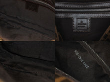 画像をギャラリービューアに読み込む, FENDI フェンディ マンマバケット ワンショルダーバッグ 26424 ズッカ柄 キャンバス レザー ブラウン シルバー金具 美品 中古 4b008660