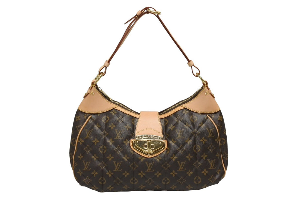 新品同様 LOUIS VUITTON ルイヴィトン シティバッグPM ワンショルダーバッグ M41435 モノグラムエトワール ブラウン 中古 4b008664