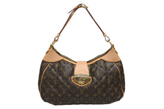 新品同様 LOUIS VUITTON ルイヴィトン シティバッグPM ワンショルダーバッグ M41435 モノグラムエトワール ブラウン 中古 4b008664