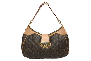 新品同様 LOUIS VUITTON ルイヴィトン シティバッグPM ワンショルダーバッグ M41435 モノグラムエトワール ブラウン 中古 4b008664