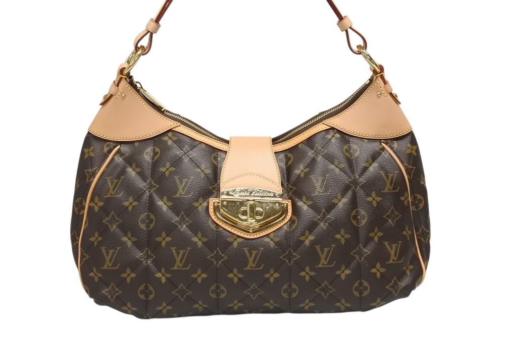 新品同様 LOUIS VUITTON ルイヴィトン シティバッグPM ワンショルダーバッグ M41435 モノグラムエトワール ブラウン 中古 4b008664