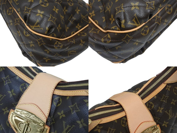 新品同様 LOUIS VUITTON ルイヴィトン シティバッグPM ワンショルダーバッグ M41435 モノグラムエトワール ブラウン 中古 4b008664