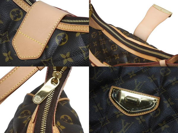 新品同様 LOUIS VUITTON ルイヴィトン シティバッグPM ワンショルダーバッグ M41435 モノグラムエトワール ブラウン 中古 4b008664