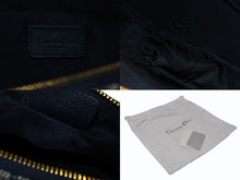 画像をギャラリービューアに読み込む, CHRISTIAN DIOR クリスチャンディオール トロッター サドルバッグ ワンショルダーバッグ サドルポーチ ネイビー 美品 中古 4b008665