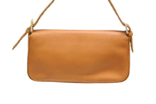 画像をギャラリービューアに読み込む, FENDI フェンディ マンマバケット セレリア ワンショルダーバッグ 8BR101 ブラウン レザー シルバー金具 美品 中古 4b008667