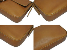 画像をギャラリービューアに読み込む, FENDI フェンディ マンマバケット セレリア ワンショルダーバッグ 8BR101 ブラウン レザー シルバー金具 美品 中古 4b008667