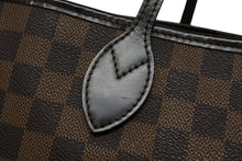 画像をギャラリービューアに読み込む, LOUIS VUITTON ルイヴィトン ダミエ ネヴァーフルMM トートバッグ N51105 PVC レザー ブラウン ゴールド金具 美品 中古 4b008669
