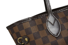 画像をギャラリービューアに読み込む, LOUIS VUITTON ルイヴィトン ダミエ ネヴァーフルMM トートバッグ N51105 PVC レザー ブラウン ゴールド金具 美品 中古 4b008669
