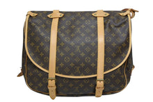 画像をギャラリービューアに読み込む, LOUIS VUITTON ルイヴィトン モノグラム ソミュール 43 M42252 ショルダーバッグ ブラウン ゴールド金具 美品 中古 4b008672