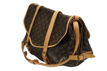 画像をギャラリービューアに読み込む, LOUIS VUITTON ルイヴィトン モノグラム ソミュール 43 M42252 ショルダーバッグ ブラウン ゴールド金具 美品 中古 4b008672